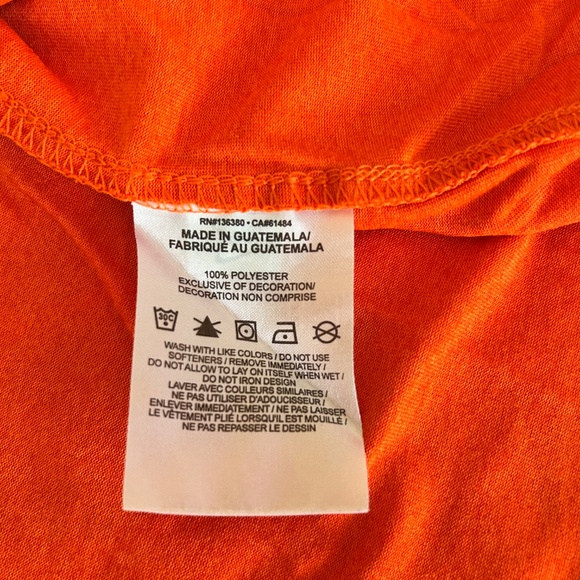 Denver Bronco's Football Orange Dri-Fit Authentic Collection Logo Shirt XL - Picture 5 of 5